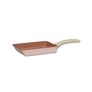 Shogun Mini 2 Ceragan Ceramic 18 x 13cm x 3.5cm Tamago Pan,0.7L (Induction) - Pink