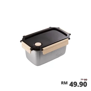 INOX304 Stainless Steel Lunch Box 1.3L - Cream