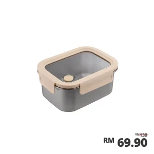 INOX316 Stainless Steel Container 2L - Cream