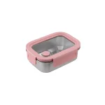 La gourmet Inox 316 800ml SS Lunch Box Pink La gourmet Inox 316 800ml SS Lunch Box Pink