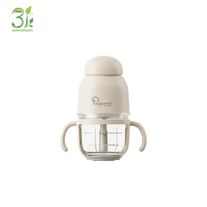 Electric Glass Chopper 300ML + 600ML - Crème