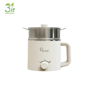 Electric Multi Cooker Stainless Steel Inner Pot + Steamer - Crème