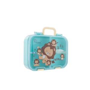 Sassy Kids 1400ml 4 Compartment Lunch Box - Lion