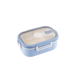 Snack N’ Sip 1.1L Lunch Box - Blue
