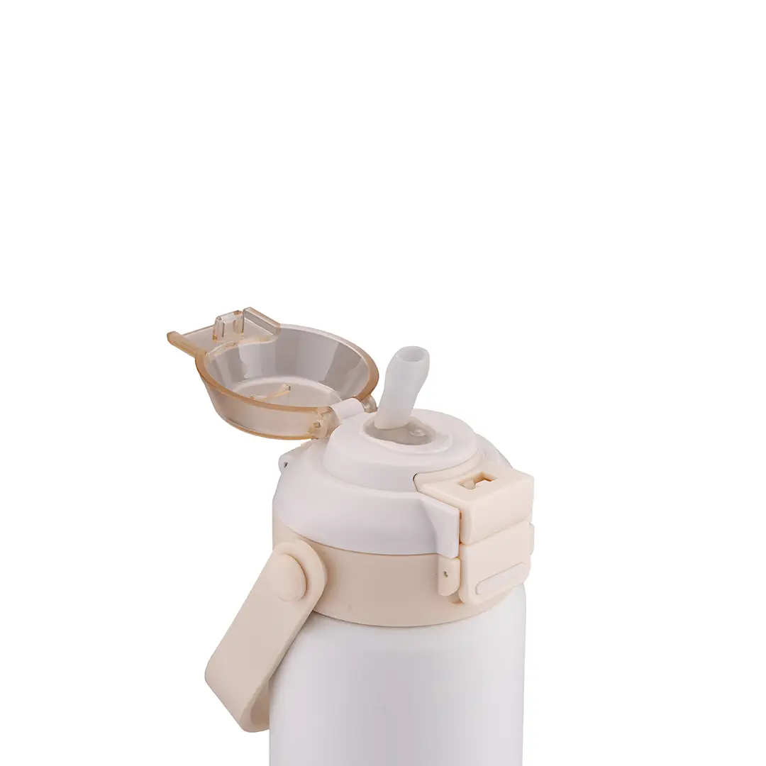 2026.03.13 La gourmet Superwide Wave Terra 530ml Thermal Bottle – Ivory Marble A2