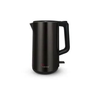 Electric Healthy 2.5L Kettle - Seamless 304 Stainless Steel Titanium Black
