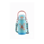2026.05.25 La gourmet Sassy Kids 420ml Thermal Bottle with Strap – Blue (Capybara) 01