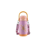 2026.05.25 La gourmet Sassy Kids 420ml Thermal Bottle with Strap – Pink (Capybara) 01