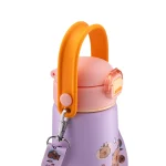 2026.05.25 La gourmet Sassy Kids 420ml Thermal Bottle with Strap – Purple (Capybara) 02