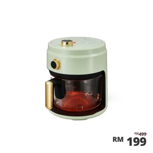 Crystalline Air Fryer, 4L Mint Green [Aqina]