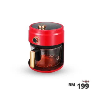 Crystalline Air Fryer 4L - Imperial Red [Aqina]