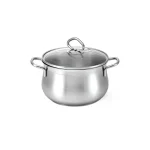 2025.08.12 La gourmet Classic 20 x 12.8cm Stainless Steel Casserole 2025.08.12 La gourmet Classic 20 x 12.8cm Stainless Steel Casserole
