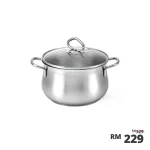2025.08.12 La gourmet Classic 20 x 12.8cm Stainless Steel Casserole price 2025.08.12 La gourmet Classic 20 x 12.8cm Stainless Steel Casserole price