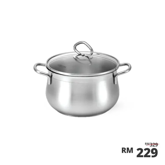 2025.08.12 La gourmet Classic 20 x 12.8cm Stainless Steel Casserole price 2025.08.12 La gourmet Classic 20 x 12.8cm Stainless Steel Casserole price