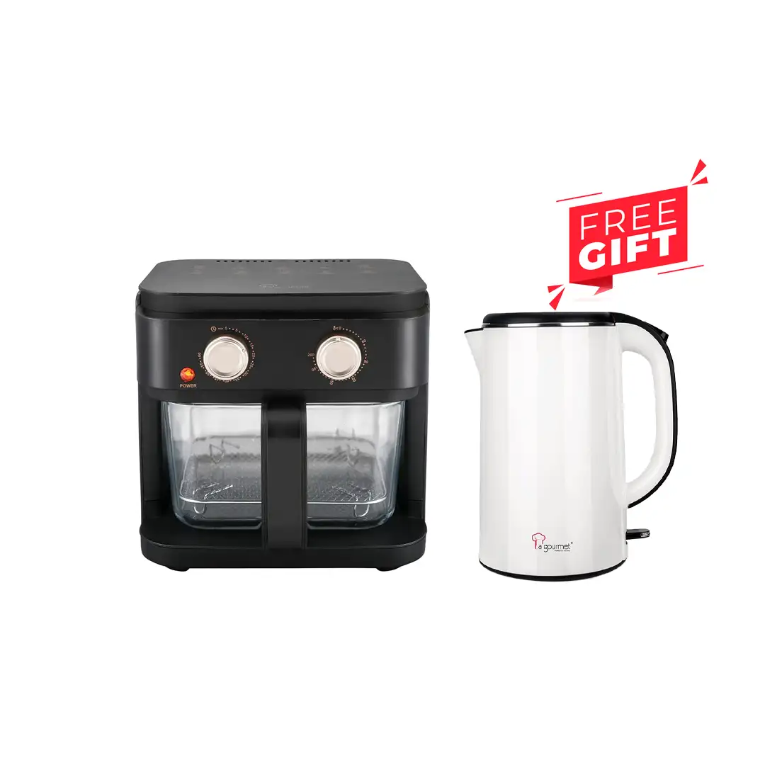 Crystalline Air Fryer 5.5L - Matt Black [JOMAMA]