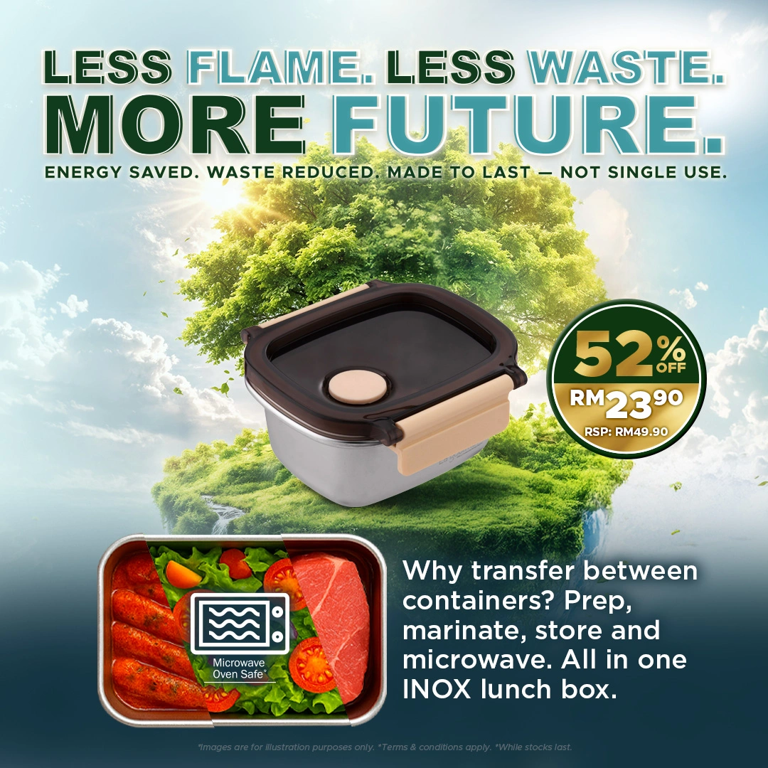 INOX304 Stainless Steel Lunch Box 0.25L - Cream