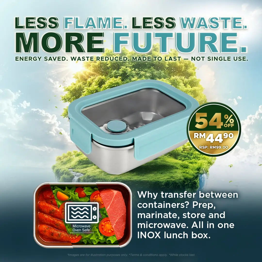 INOX316 Stainless Steel Lunch Box - 0.8L Blue