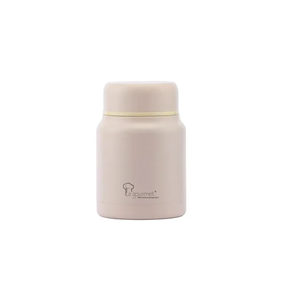 2026.03.19 La Gourmet Thermobliss 700ml Food Jar with Pouch Cream