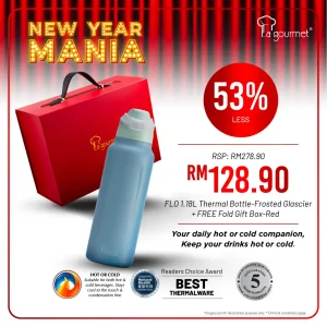 FLO 1.18L Thermal Bottle - Frosted Glacier