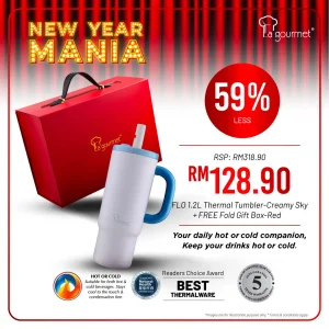 FLO 1.2L Thermal Tumbler - Creamy Sky