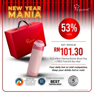 FLO 0.475L Thermal Bottle - Blush Pop