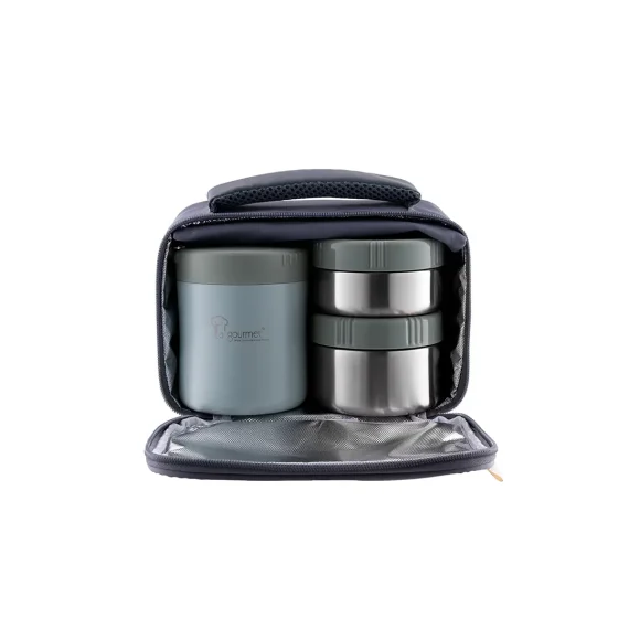 2026.04.15 La gourmet Autumn Lunch Set with Pouch – Sage Green 02