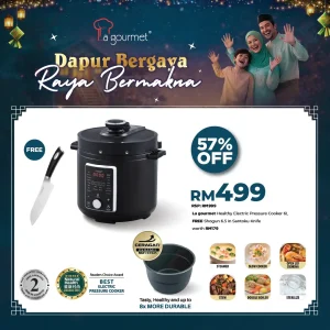 Healthy Electric Pressure Cooker 6L - Pro Series