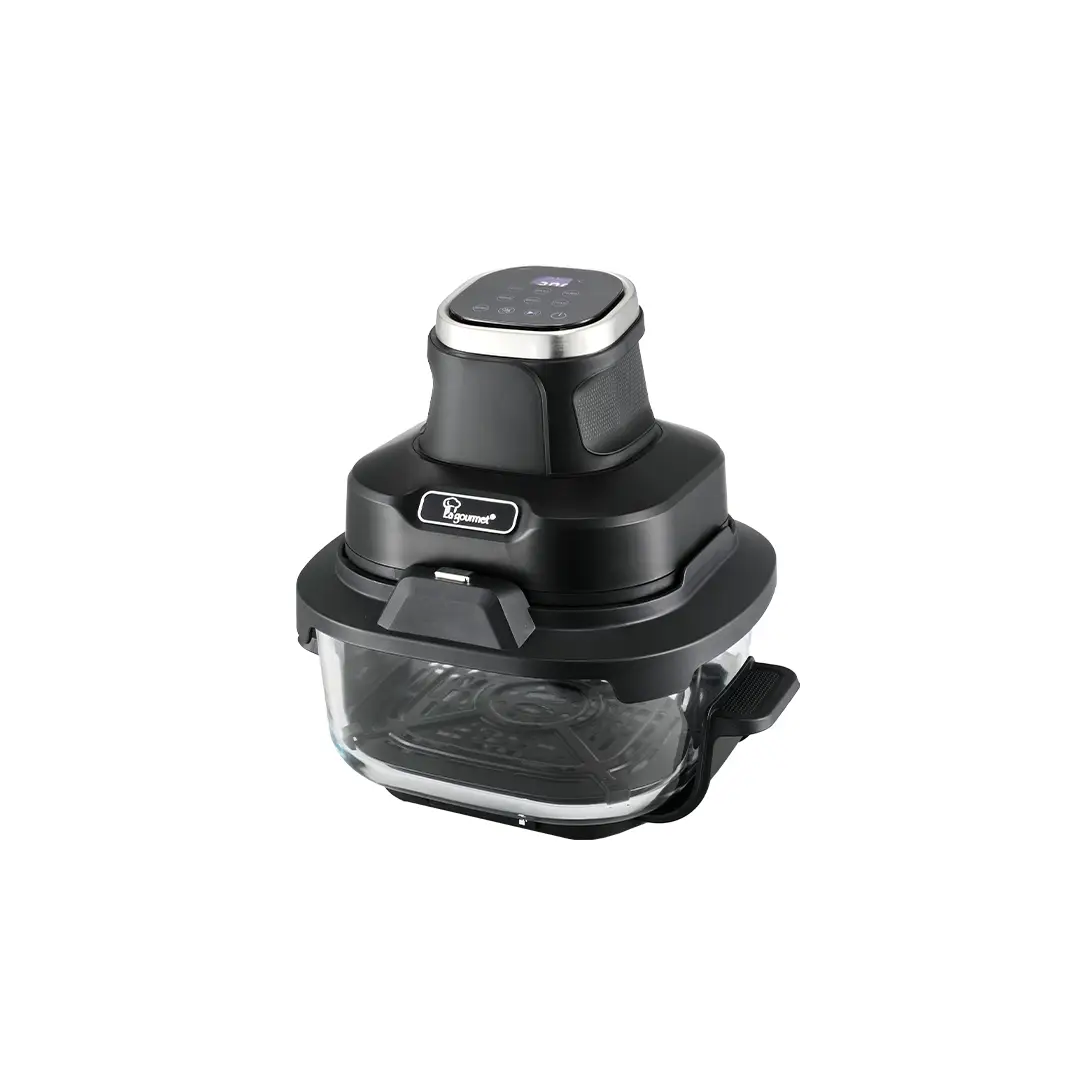 Krunch Crystalline™ Air Fryer Pro Series - 1.8L + 4.5L Matt Black