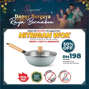 Nitrigan Ray of Hope 26cm Deep Wok