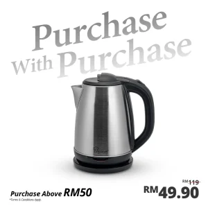 Healthy Electric 1.8L Stainless Steel Kettle