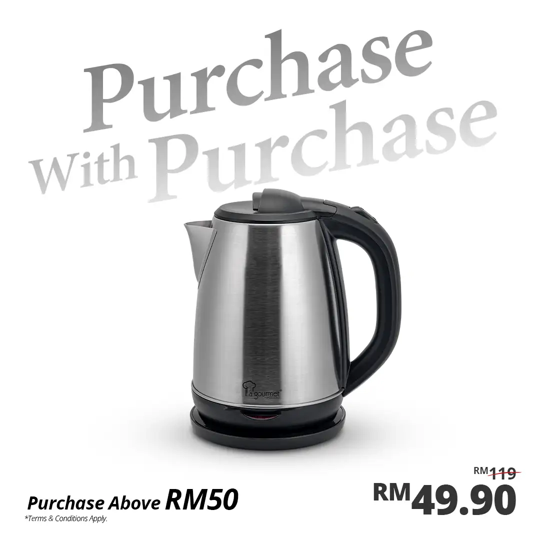 Healthy Electric 1.8L Stainless Steel Kettle