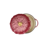 2026.03.09 La gourmet La Fleur 20 x 8.5cm Enameled Cast Iron Casserole,2L – ( Hibiscus) 03 2026.03.09 La gourmet La Fleur 20 x 8.5cm Enameled Cast Iron Casserole,2L – ( Hibiscus) 03