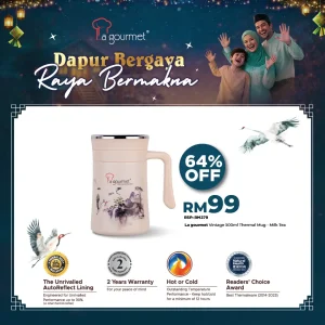 Vintage 0.5L Mug- Milk Tea