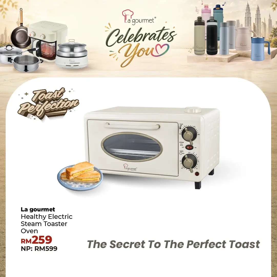 Healthy Electric Steam Toaster Oven