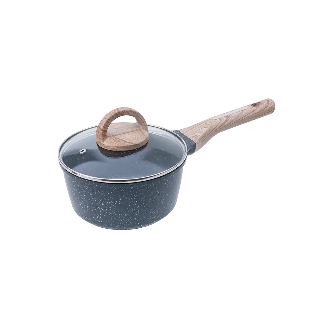 Shogun Granite Plus II Ceragan Nonstick Saucepan - 18cm