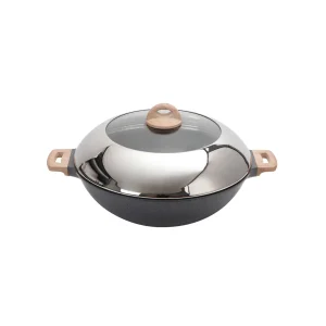 Shogun Granite Plus II Ceragan Nonstick Wok - 36cm