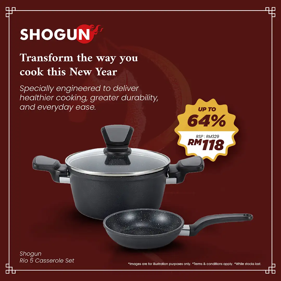 Shogun RIO5 Casserole Set (18cm Casserole +18cm Frypan)