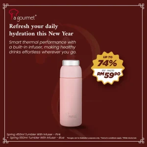 Spring 0.45L Tumbler - Pink