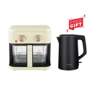 Crystalline™ Air Fryer Pro Series - 5.5L Cream [JOMAMA]