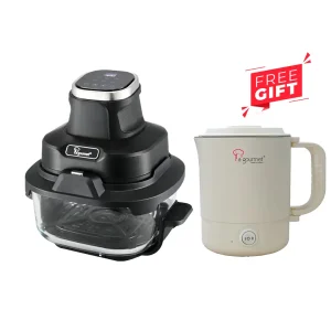 Krunch Crystalline™ Air Fryer Pro Series - 1.8L + 4.5L Matt Black [JOMAMA]