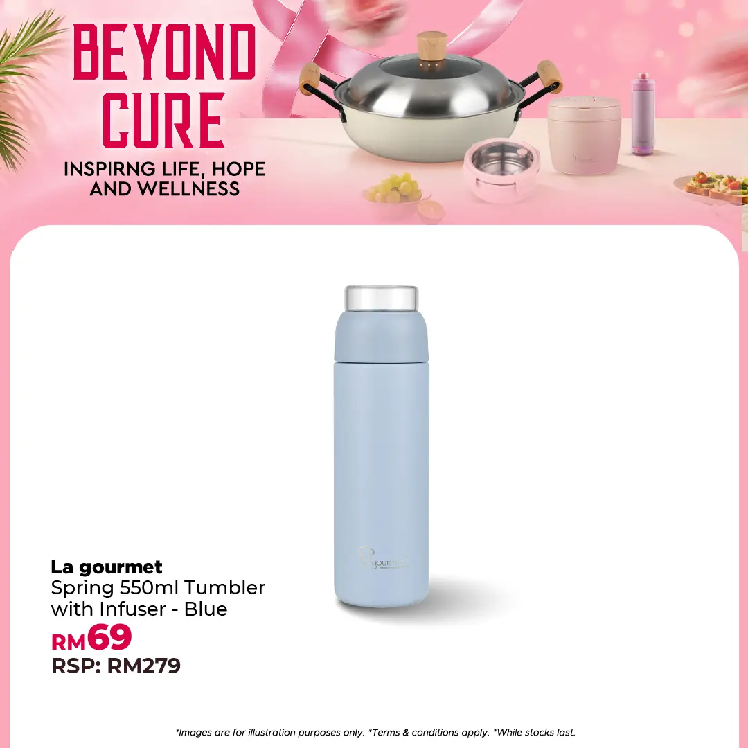 Spring Tumbler - 0.55L Blue